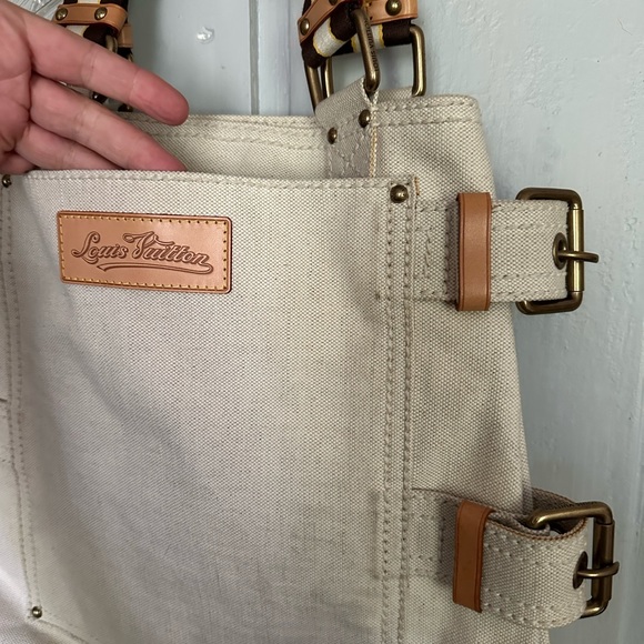 Louis Vuitton Cabas Toile Globe Shopper Blue Limited Edition rare - Picture 12 of 14